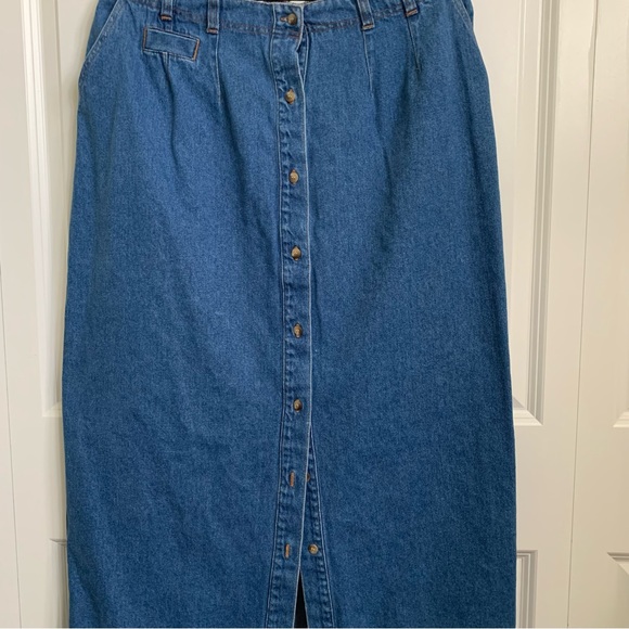 Marisa Canvas Denim A- Line Skirt Women’s L14 - Picture 8 of 14